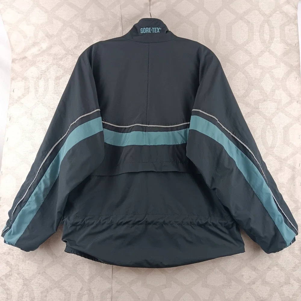IN Sport Gore-Tex Men's Jacket Teal Blue Colorblock Windbreaker‎ Small - Picture 2 of 9